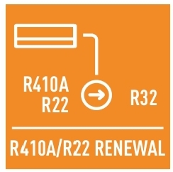 Обновление R410A/R22