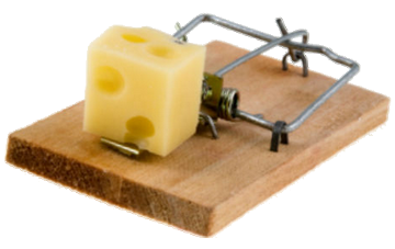 сыр в мышеловке